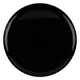 thumbnail image 2 of Smarty 10" Black Flat Round Disposable Plastic Dinner Plates 120ct, 2 of 6