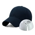 thumbnail image 2 of Washranp Universal Baseball Bump Cap Insert PE Liner Anti collision Lightweight Head Insert Bump Hard Helmet Hat, 2 of 7