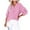 Pink, variant on Scyoekwg Tops for Women Trendy Fall Y2k Clothes Dressy Casual V-Neck Button Tops Loose Trendy Solid Color Graphic Tops Long Sleeve Pullover Tops(Pink,M)