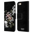 thumbnail image 1 of Head Case Designs Officially Licensed Peanuts Oriental Snoopy Floral Leather Book Wallet Case Cover Compatible with Apple iPhone 6 Plus / iPhone 6s Plus, 1 of 6