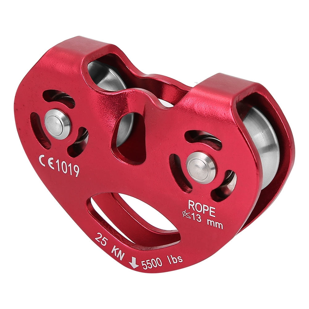 Heavy Duty Premium Aluminium Alloy Single Pulley Climbing Pulley