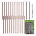 thumbnail image 2 of 3.5" Copper Nails for Tree Stump Removal, 25-Pack Pure Copper Spikes Hardware, 2 of 5