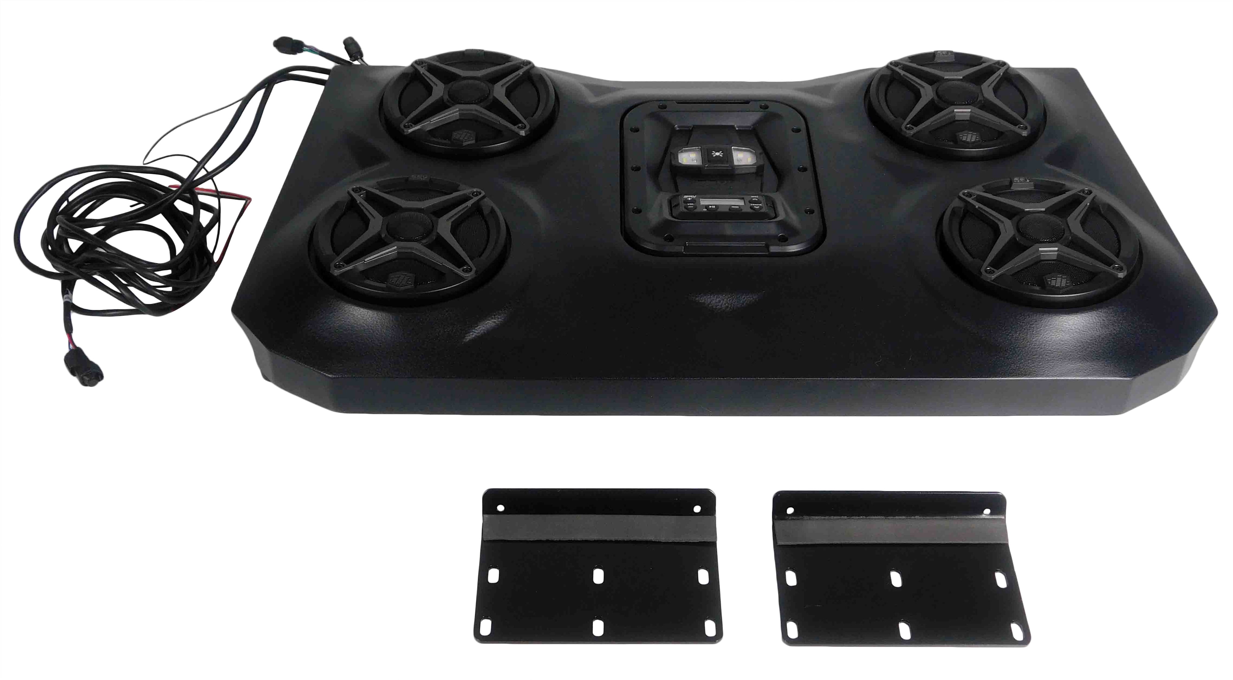 SSV Works WP3-RZ3O4A For a Two Seater Polaris RZR XP1000 & 900 Bluetooth Overhead Audio System 