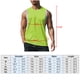 thumbnail image 4 of TFixol Chaleco deportivo para hombre Transpirable Secado rápido Empalme Agradable para la piel Correr Fitness Gimnasio, 4 of 8