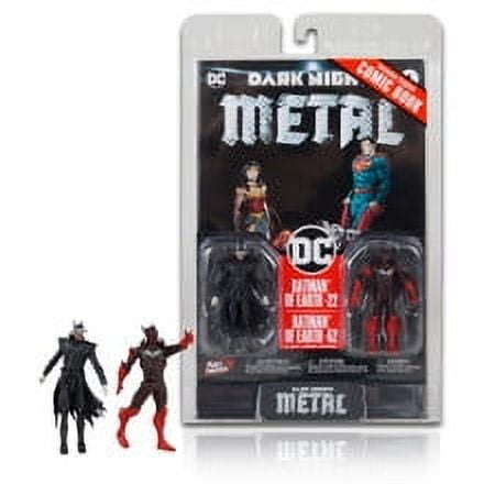 Batman Who Laughs & Red Death w/Comic (Page Punchers) 3" 2-Pack - McFarlane Toys