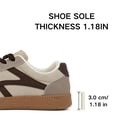 thumbnail image 2 of BERANMEY Women's Casual Sneakers Comfortable Gum Sole Fashion Tennis Shoes for Womens Retro Casual Shoes Everyday Walking, 2 of 5