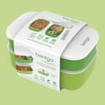 thumbnail image 7 of Bentgo Classic - Adult Bento Box, Stackable 3-Compartment Lunch Box with Removable Utensil Set and Sealing Strap, BPA-Free, Food Container Ideal for Meal Prep, Work, and On the Go (Green), 7 of 7