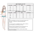 thumbnail image 3 of Bikini String Deux Pièces Maillot de Bain pour Femmes Haut Triangle Bas Brésilien, 3 of 5