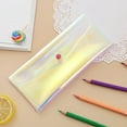 thumbnail image 2 of Titcea Pencil Cases Pen Pouch Clear Transparent Marker Pouch with Zipper, Exam Pencil Storage Bag Travel Cosmetic Makeup Bag, Stationery Toiletries Organizer, 2 of 6