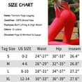 thumbnail image 6 of COMFREE Women's High Waisted Yoga Pants Tummy Control Anti Cellulite Ruched Butt Lifting Scrunch Booty Leggings Workout Running Textured Tights, 6 of 6