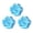 Blue, variant on 2026 New Cute Cat Paws Super Soft, Mystery Decompression Slime Toys,Stress Relief for Everyone Anxiety Relief,3Pcs Washable TPR Transparent Glitter Cat Paw