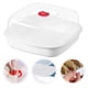 thumbnail image 2 of Microondas Comida Vaporizador Profesional Arroz Pescado Vapor Cocina Cocina Steamer, 2 of 6