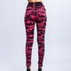thumbnail image 4 of ICHUANYI Clearance Sexy Camouflage Imitation Leggings Elastic Slim Breathable Capris(Red, M) ICHUANYI WER2023080804273, 4 of 5
