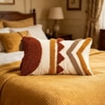 thumbnail image 7 of Boho Lumbar Throw Pillow Covers 12x20 Inch, Bohemian Tufted Decorative Pillow Covers with Tassels for Couch Sofa Bedroom Living Room 1 Pack, Coffee, 7 of 7