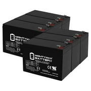 12V 9Ah SLA Battery for Nodac OCB-3904DV Access Control - 6 Pack