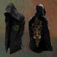 thumbnail image 4 of Mens Jackets Norse Mythology Mens Jacket with Hood Long Sleeve Cardigan Coat Relaxed Fit Streetwear Plus Size Jackets, 4 of 4