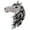 Silver, variant on Big Horse Head Pin Brooch Pendant 2-in-1 for Women Blouse Jacket Coat Scarf Shawl Hat Bag