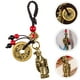 thumbnail image 5 of KAKOWELY 2 llaveros antiguos chinos con monedas y amuletos de la prosperidad., 5 of 5