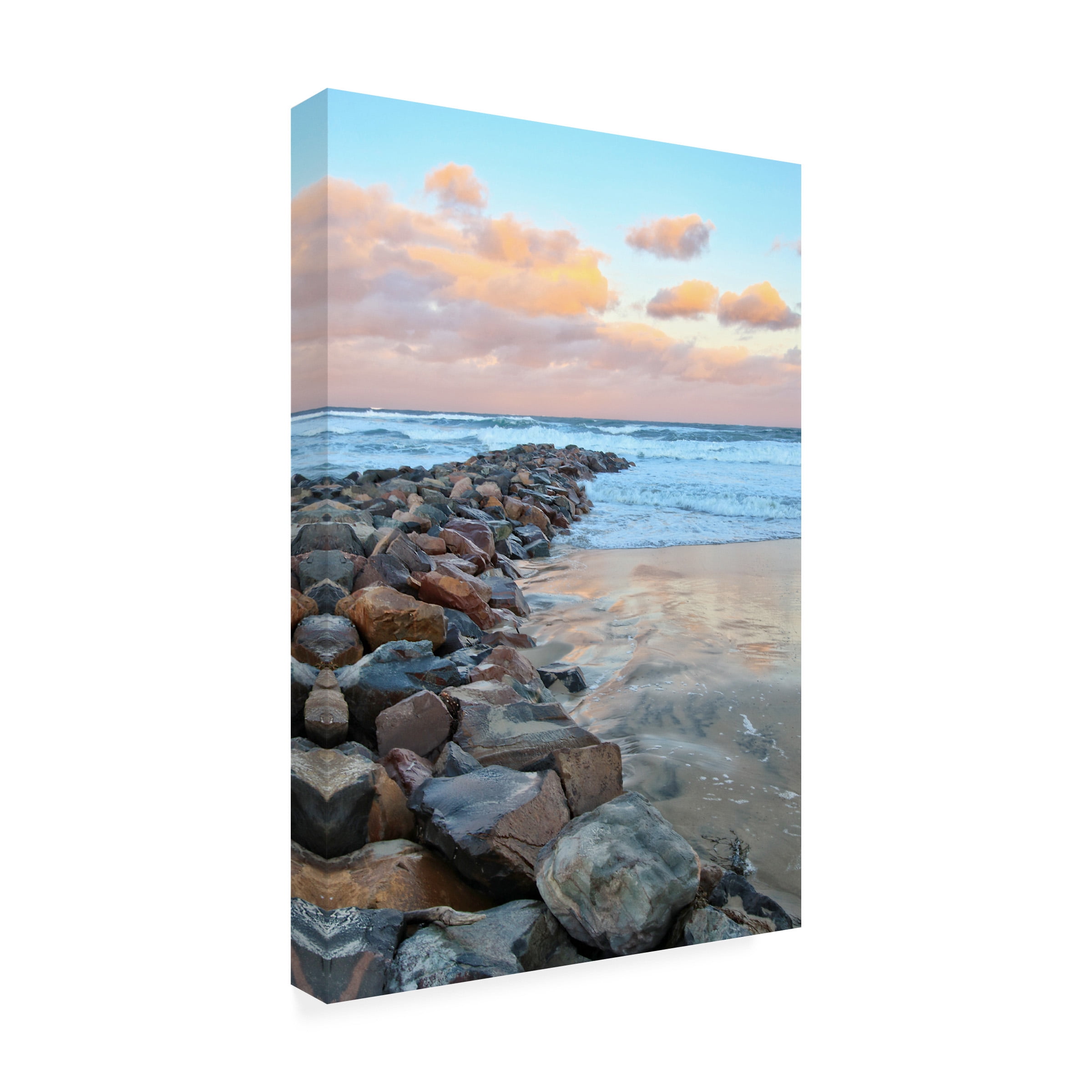 Beata Czyzowska Young 'Life is better at the beach 3' Canvas Art
