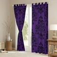 thumbnail image 3 of Manfei Teens Bohemian Damask Curtains Pack of 2 (42x84 Each),Traditional Floral Flower Curtains Blackout,Exotic Style Bedroom Curtains,Breathable Home Decor, 3 of 6
