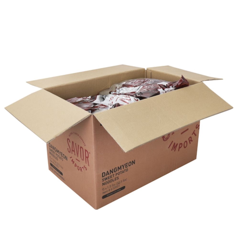 Savor Imports Dangmyeon Sweet Potato Noodles, 1.5 Pound, 15 Per Case