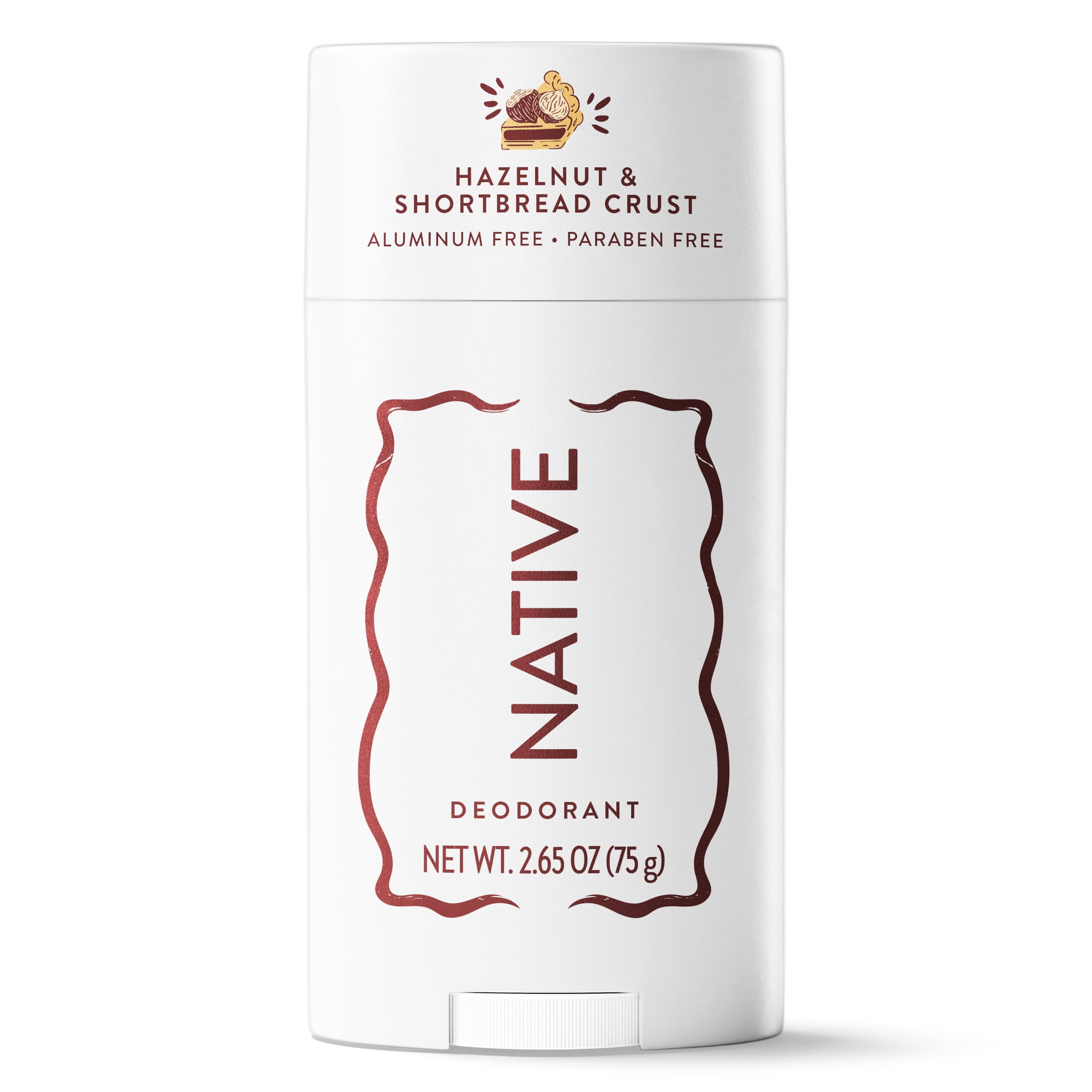 Native Aluminum Free Deodorant, Hazelnut & Shortbread Crust, 2.65oz