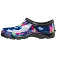 thumbnail image 2 of Sloggers Waterproof Garden Shoe for Women – Outdoor Slip On Rain and Garden Clogs with Premium Comfort Insole, (Blue/Pink Hummingbird), (Size 11), 2 of 7