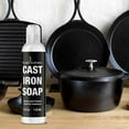thumbnail image 4 of Cast Iron Soap by Culina - cast iron cleaner Cleans and Protects Cast Iron Cookware, Kosher Certified 4oz, 4 of 8