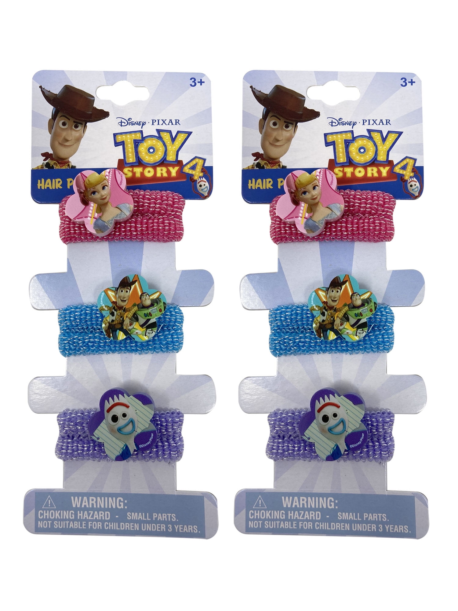 Disney Toy Story Elastic Stretch Hair Terries Ponies Woody Buzz Lightyear (6-CT)