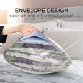 thumbnail image 4 of Yayeee Pillowcase King Size Set of 2 Satin Wrinkle Resistant Pillow Case, Purple Deer, 4 of 7