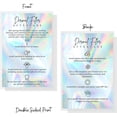 thumbnail image 5 of Boutique Marketing LLC Dermal Filler Aftercare Card  30 Pack  4x6inch inch Post Card Size  Medical Spa Business Cards for Filler Aftercare Instructions  Faux Holographic Design, 5 of 9