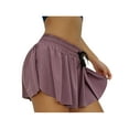 thumbnail image 2 of Jupe-short de Sport pour Femmes, Jupe Taille Haute Unie avec Short Intégré, 2 of 3