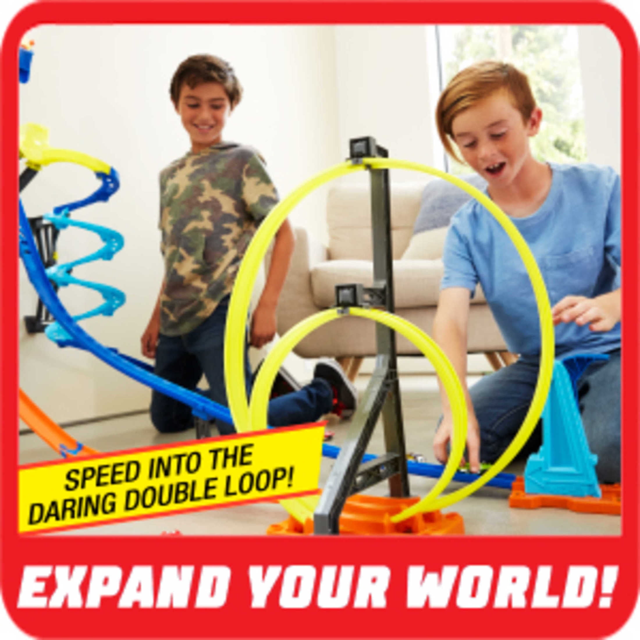 Hot Wheels Track Builder Vertical Launch Kit, 50-in Tall, 3 Configurations & 1 Toy Car