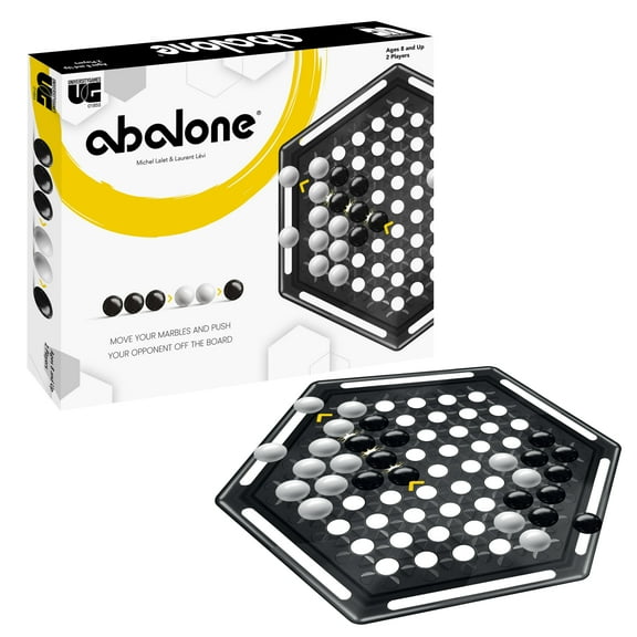 Abalone Marble Strategy Game Classic 2-Player Game for Ages 8 