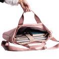 thumbnail image 2 of Bolsa para Laptop Mujer hasta 15.6 Pulgadas LuckyLy, Moderno con Múltiples Compartimentos Acolchados, Modelo Jessy rosa UNITALLA, 2 of 8
