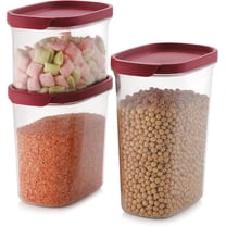 MASTERCOOK 3-Piece Food Storage Containers with Lids, Airtight Stackable Kitchen Set