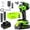 1*green+2pc, variant on 21V Cordless Impact Wrench