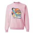thumbnail image 1 of Wild Bobby, Betty Boop Endless Summer Beach the Dog Betty Boop Unisex Crewneck Sweatshirt, Light Pink, Large, 1 of 5