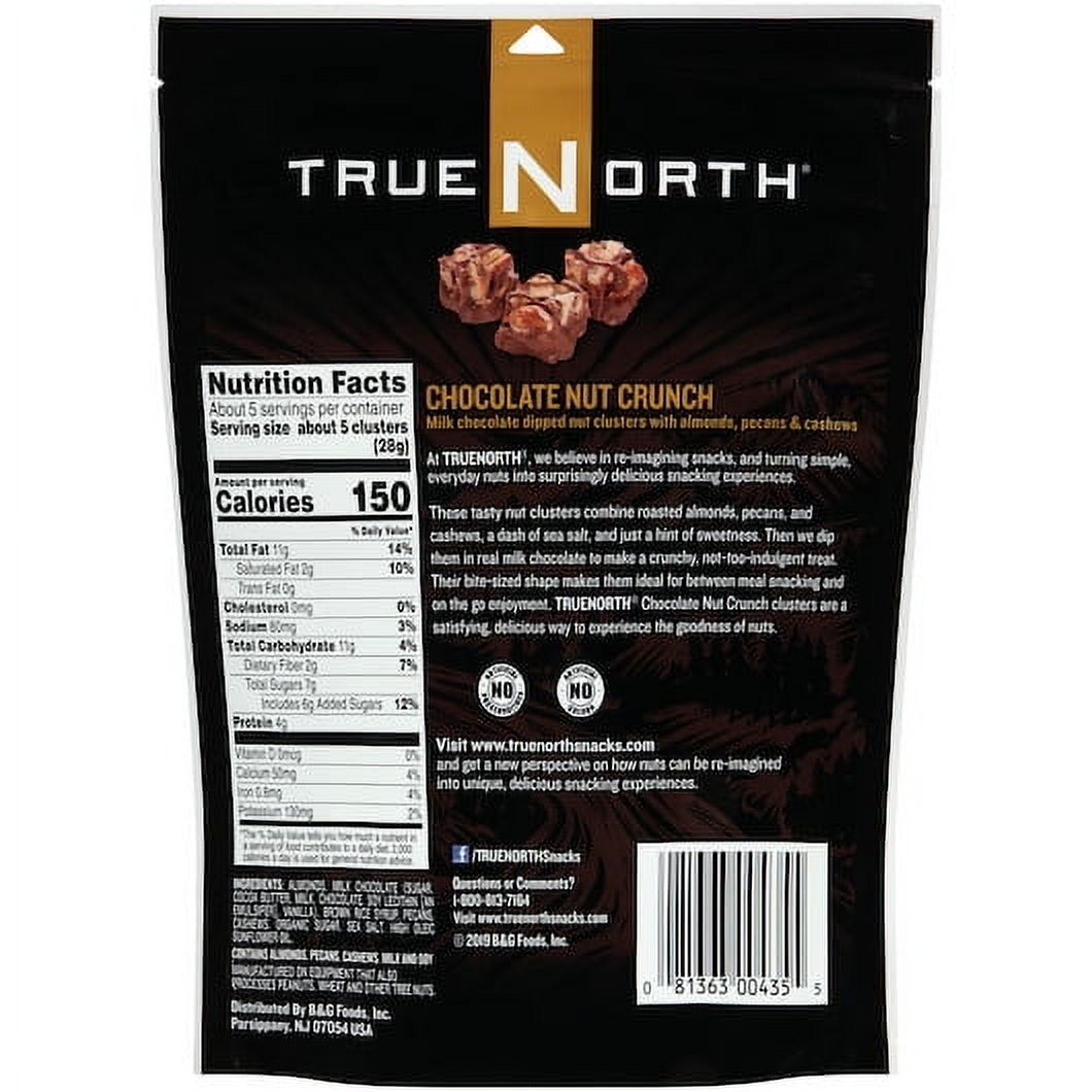 True North Chocolate Nut Crunch Pouch, 5 Ounces, 6 per case