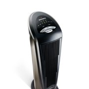 Lasko 23 1500W Oscillating Ceramic Electric Tower Space Heater with Remote Control, 751320, Black