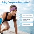 thumbnail image 3 of Lavince - Auriculares deportivos con Bluetooth, diadema deportiva inalámbrica con altavoces estéreo HD ultrafinos, perfectos para entrenamiento, correr, yoga, insomnio, personas que duermen de lado, v, 3 of 5