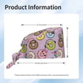 thumbnail image 5 of Salouo Cute Donuts Print Adjustable Working Caps,1 Pcs Working Hats Elastic Scrub Hats Elastic Tie Back Hats Unisex Nurse Scrub Cap Nurse Hats ,One Size, 5 of 7