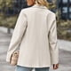 thumbnail image 5 of Chaqueta de traje de manga larga, chaqueta de traje con cuello vuelto para mujer, chaqueta de oficina con un solo botón, muy recomendable, 5 of 6