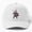 White, variant on Persian Knight Baseball Hat, Historic Armored Warrior Graphic Design, Classic Cap