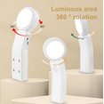 thumbnail image 4 of QTOCIO Wall Mounted Desk Lamp Lamp Head Rotatable Desk Lamp 3 Color Mode Dimmable Desk Lamp Suitable for Home Office Work Desk Reading, 4 of 8
