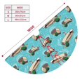 thumbnail image 3 of Yiaed Mallard Ducks Swimming In The Lake Print Christmas Tree Skirt , Tree SkirtsTree Mat for Christmas Winter Holiday Indoor Decorations-48", 3 of 7