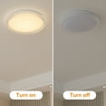 thumbnail image 5 of Lucere 16'' Flush Mount LED Ceiling Light, Dimmable 24W LED Ceiling Light, 3000K/4000K/5000K 3 Color Temperatures for Bedroom, Kitchen, Living Room,Bathroom, 5 of 10