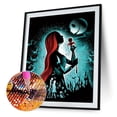 thumbnail image 2 of Taladro de pintura de diamante Disney Princess Silhouette Kits Full Round Wall Decor (2) FLhrweasw Nuevo, 2 of 9