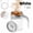 White, variant on Automatic Magnetic Stirring Coffee Mug (White) Electric Self Mixing Stainless Steel Tumbler Rotating Travel Home Office Cup USB Port Hand Wash Only Holiday Gift for Men and Women Drinkware