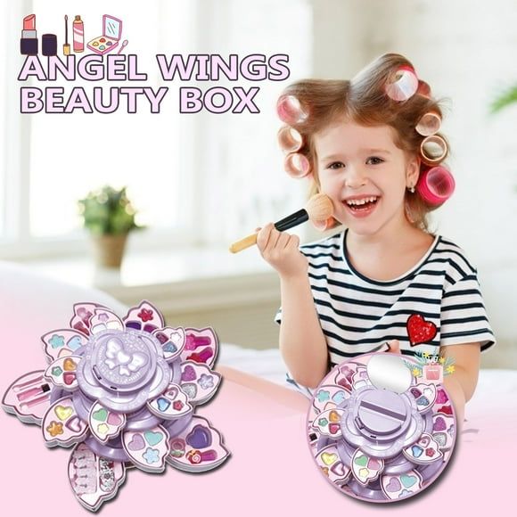 Discount Galore, Makeup Box Princess Cosmetics, 5ML Capacity, Girls Playhouse, Toy Set, Storage Box, Dollhouse Accessories, Artistic SOPABCP Seasonal Savings | Plastic, Multicolor [New Arrival]
